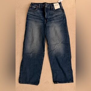Abercrombie & Fitch Relaxed Fit Dark Blue Jeans